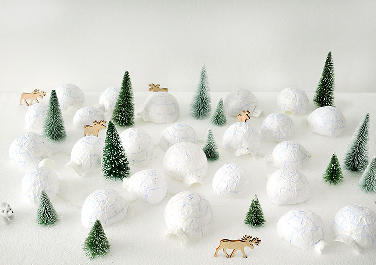 miss red fox - Weihnachten - Adventskalender Iglu Eishotel - Christmas - advent calendar igloo ice hotel