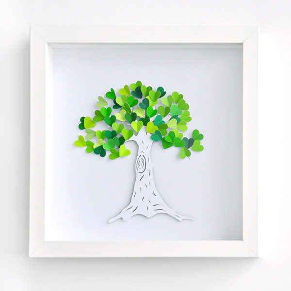 Papercut Baum