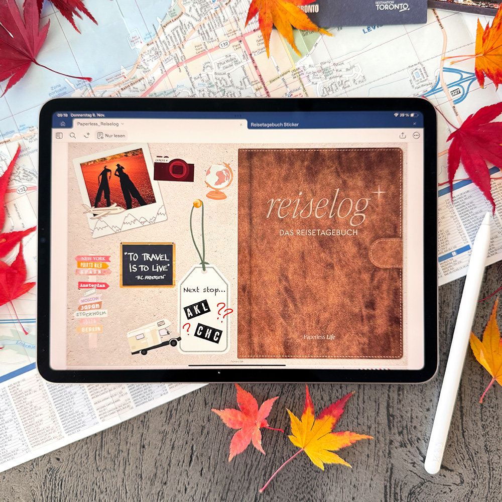 Reisen planen & dokumentieren mit PaperlessLife
